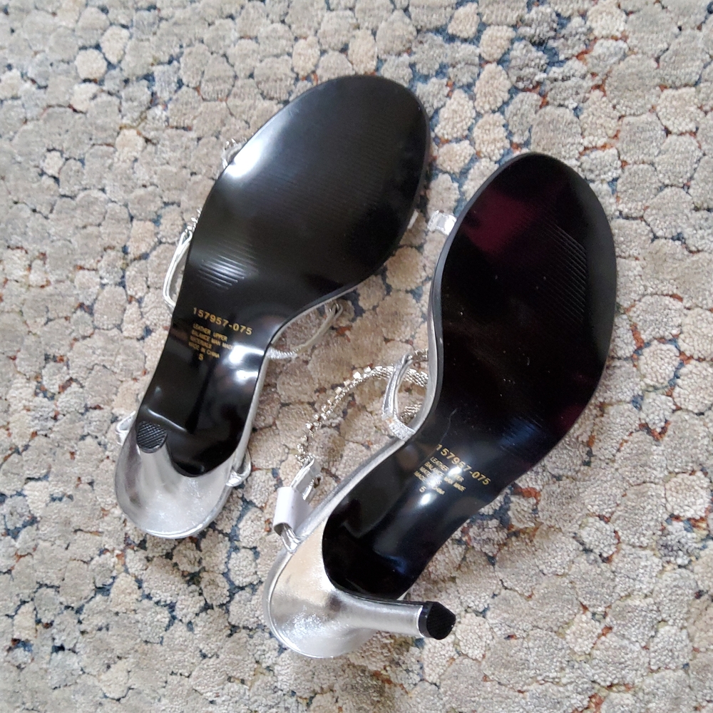NWOT  Colin Stuart Rhinestone Sandal - Picture 4 of 8